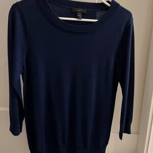 J.Crew Navy Blue Sweater